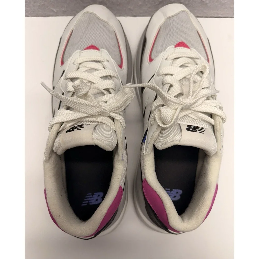 New Balance 57/40 M5740RRB White Pink Blue Black Casual Running Shoes Size 12